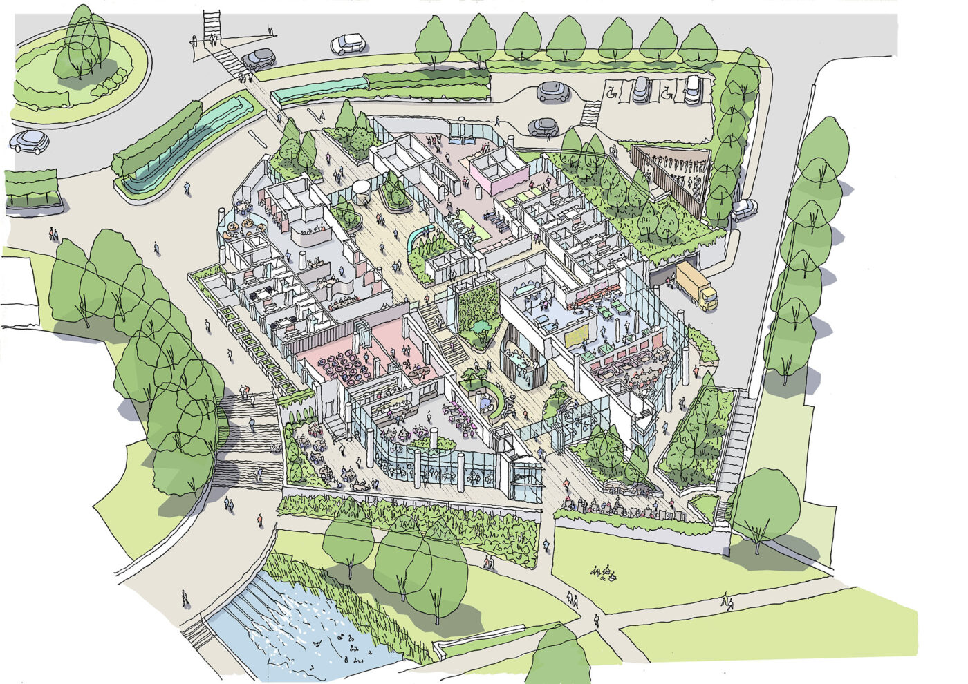 GRID secures planning consent for adaptive reuse proposals at Lakeside Drive