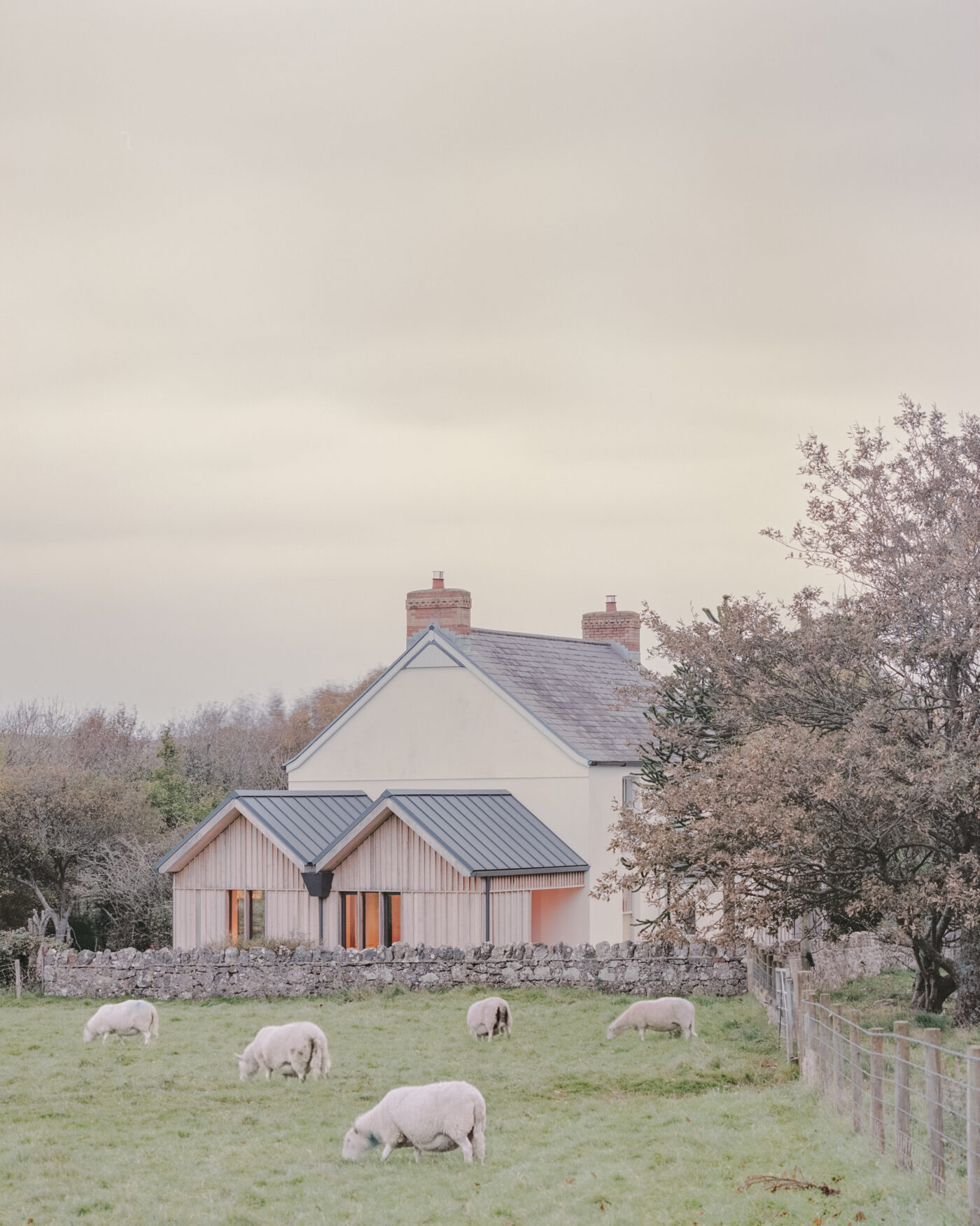 Delfyd Farm by Rural Office featured in Dezeen, AJ and Wallpaper*